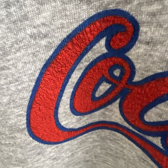 Vintage Coca Cola Sweatshirt Dress Pullover V Neck 90s - Picture 7 of 9